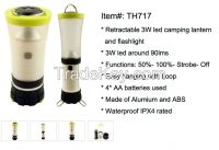 Retractable 3W Led Camping Lantern