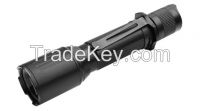 Rechargeable Zooming Power Led Aluminum Torch with Metal Clip