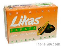 Original Likas Papaya Whitening Herbal Soap