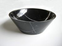 black marquina marble sink