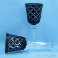 Factory Direct handmade modern art kiriko  crystal Glass Goblet