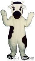 Calf cow mascot costume, mascot costumes, Cartoon characters costumes