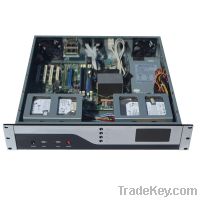 2u server case with lcd