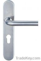sell stainless steel door handle with plate