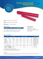 Red Polyester film(PET)