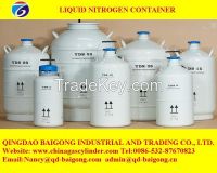 Low temperature experiment liquid nitrogen container