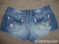 Ladies hot short Jeans Selling