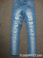 Ladies Hole Jeans  Selling