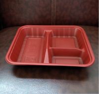 disposable plastic food packaging box/ take-away food packaging box with lid
