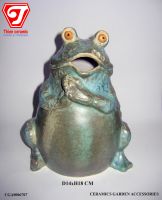 Ceramics for Gardent (15x14xH18 CM) Ceramics Frog