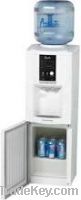 cold and hot water dispenser with storage (white)