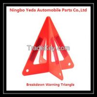 Car Emergency Breakdown Warning Triangle Red Reflective Safety Travel Kit