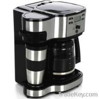 2-Way Brewer, 12 Cup Capacity, Black coffee maker