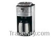 2-Cup Coffee Maker and Grinder - Brushed stainless steel