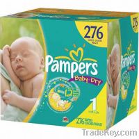 Baby Dry Economy Plus Pack Diapers, Size 1 276 count