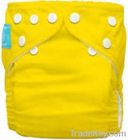 2-in-1 Reusable Diapers - Yellow - One Size One Size