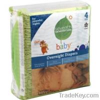 Baby Free & Clear Overnight Diapers, Size 4 - 24 count