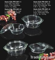 Pyrex Glass Casserole with different sizes