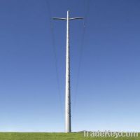 electric steel pole , monopole, power transmission, steel tower pole