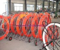 Flexible duct rodder, Fiberglass pipe sewer dredge duct rodder