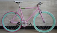 Fixed Gear Bicycle, 700SCS-001, high-carbon steel frame bike