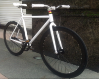Fixed Gear Bicycle, 700CS-006, high-carbon steel frame bike