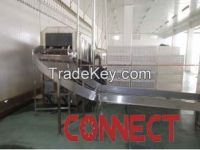 CONNECT Poultry Processing Equipment--Bird reception/Crates washing system