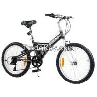 Tauki Thunder 20 inch kid bike, 6 Speed, Front and Rear Hand Brake, Black