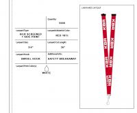 promotional LOGO lanyard