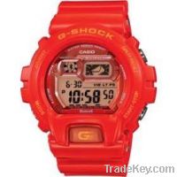 Red and Orange XL Case Bluetooth Men's Watch