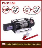 13500lb/6000kg/6ton heavy duty DC 12 volt electric recovery winch with