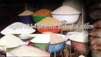 Nigerian Foodstuffs - Gari, Beans Flour, Egusi, Snail, Ogbono, Bitterleaf, Ugkazi leaf.