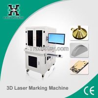 20 watts 3D laser marking machine for metal and nonmetal materials