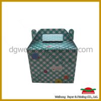 cheese paper cardboard cake box with custom logo