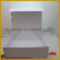 Customized luxury cardboard magnetic closure flat pack gift box