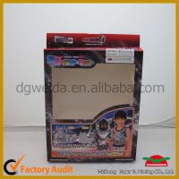 cheap paper gift box with window for toys