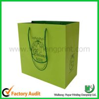 Customized color printing paper bag