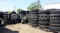 Used ex military tires Michelin's XZL and XML