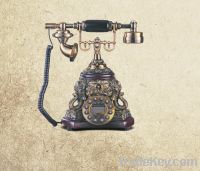 graceful antique telephone