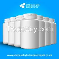 Wholesale Diet Supplements Bulk Packaging White Round Value Bottle