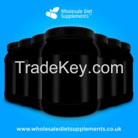 Wholesale Diet Supplements Bulk Packaging Black Round Large Tub Screw top lid