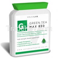 Volcalabs Green tea Max Dietary Supplement Capsules, Clear coloured bottle, Round bottle, Flat Coloured Bottle, Coloured Foil pack, Private labelled