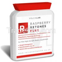Volcalabs Raspberry 600 High Strength Capsules Wholesale Diet Supplements Bottle, Foil pack, loose bulk, private labelled