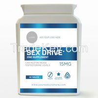 Sex Drive High Strength Capsules Wholesale Diet Supplements Bottle, Foil pack, loose bulk, private labelled