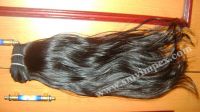 100% natural hair weaving process from india