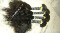 100% virgin indian hair extension from 100% shedding free hair