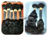 Indian virgin bulk wave human hair