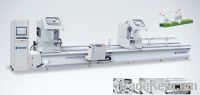 Double-head CNC cutting saw for aluminum window and door LJZ2FB-CNC