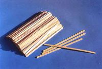 Wooden coffee stirrers