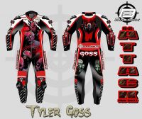 Motorbike Leather Track Suit